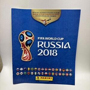 Panini FIFA World Cup Russia 2018 Sticker Album Book NEW